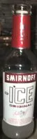 Sucre et nutriments contenus dans Smirnoff