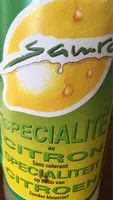 Amount of sugar in Concentré de citron