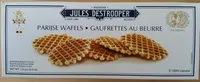 Jumlah gula yang masuk Gaufrettes au beurre