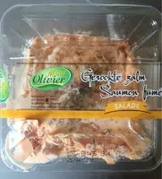 入っている砂糖の量 Préparation tartinable à base de saumon fumé