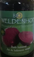 Количество сахара в Jus de betteraves rouges