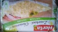 Zuckermenge drin Choucroute