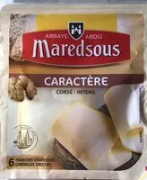 Sokerin määrä sisällä Caractère corsé fromage