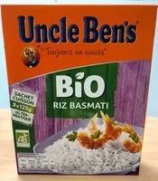 入っている砂糖の量 Riz basmati BIO