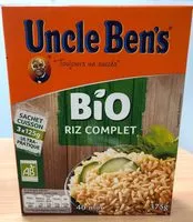 Zuckermenge drin Riz Complet BIO