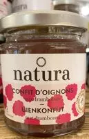 Количество сахара в Confits d’oignons aux framboises