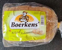 Zucker und Nährstoffe drin Boerkens