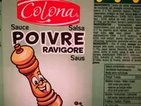 Suhkru kogus sees 3L Sauce Poivre Ravigor Colona