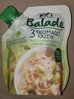 Количество сахара в Sauce 3 fromages à la crème fraiche