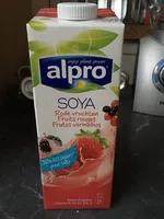 入っている砂糖の量 Soja aux fruits rouges
