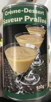 Quantité de sucre dans Crème dessert praline