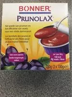 Sokerin määrä sisällä Prunolax
