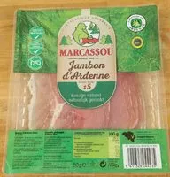入っている砂糖の量 Jambon d'Ardenne