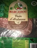 入っている砂糖の量 Pain d'Ardenne