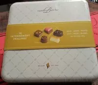 入っている砂糖の量 Chocolats belges VandenBulcke