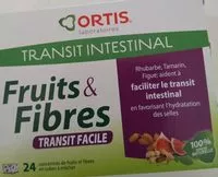 Sucre et nutriments contenus dans Fruits fibres