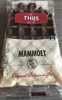 入っている砂糖の量 Gaufre Mammoet