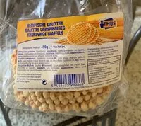 入っている砂糖の量 Galettes campinoises