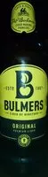 İçindeki şeker miktarı Bulmers