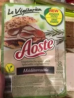 Количество сахара в Aoste Le Végétarien Méditerranée 100g