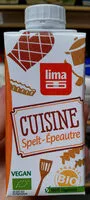 Spelt based creams for cooking