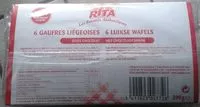含糖量 6 Gaufres Liégeoises Goût Chocolat
