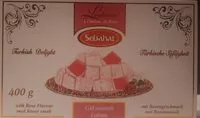 चीनी की मात्रा Loukoum à l arôme de rose