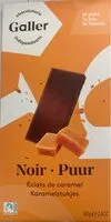 Suhkru kogus sees Noir Puur éclats caramel