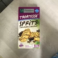 中的糖分和营养成分 Sprits chocolat