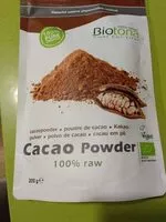 Jumlah gula yang masuk Cacao Cru Bio En Poudre - 200 GR - Biotona