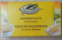 Quantité de sucre dans Filets de maquereaux à la sauce moutarde