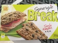 Sucre et nutriments contenus dans Synergie break