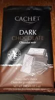 Quantité de sucre dans Dark chocolate cachet