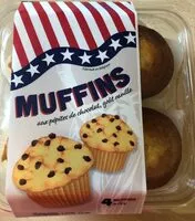 Cantidad de azúcar en Muffins aux pepites de chocolat, goût vanille
