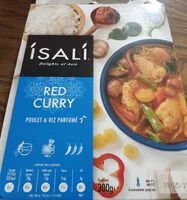 Zuckermenge drin Red curry poulet et riz parfumé