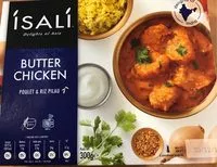 Zuckermenge drin Butter chicken