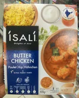 Zuckermenge drin Butter Chicken