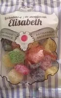 Sucre et nutriments contenus dans Les bonbons d elisabeth