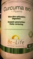 Sucre et nutriments contenus dans Bio life