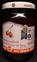 Suhkru kogus sees Confiture de cerises du nord