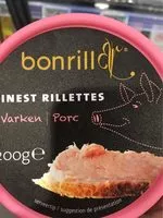 Sokerin määrä sisällä Finest rillettes