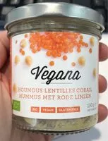 Jumlah gula yang masuk Houmous lentilles corail
