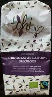Zuckermenge drin Chocolat au lait 38% Spéculoos