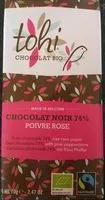 Zuckermenge drin Chocolat 74% poivre rose