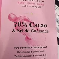 Sokerin määrä sisällä Noir 70% Cacao Et Fleur De Sel, Dolfin