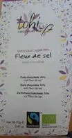Zuckermenge drin Chocolat noir 74% Fleur de sel
