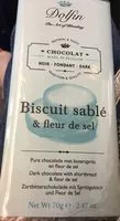 Sokerin määrä sisällä Chocolat noir, biscuit sablé et fleur de sel