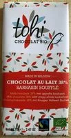 Zuckermenge drin Chocolat au lait 38% sarrazin soufflé