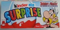 चीनी की मात्रा Kinder surprise Astérix et Obélix