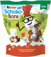Jumlah gula yang masuk Kinder Schoko-Bons sachet de 500g